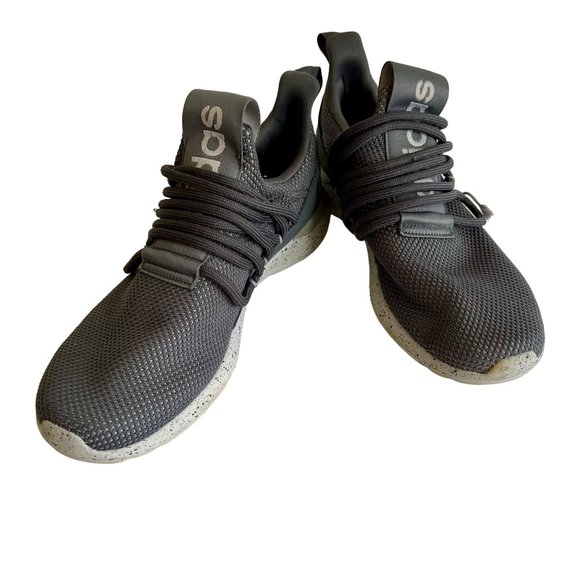 Adidas Lite Racer Sneakers Gray Grey Running Shoes Tennis Mens Size 8.5 EU 42 - Picture 4 of 8